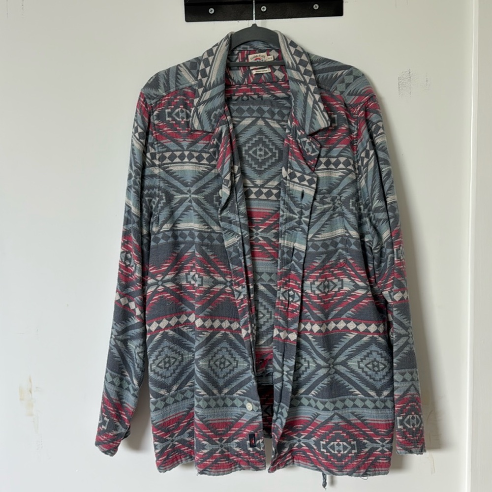 Faherty x Doug Good Feather Aleutian Coast Tribal Print Pajama Set